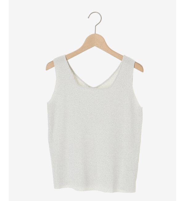  「2WAYニットタンク」|ニット・セーター|