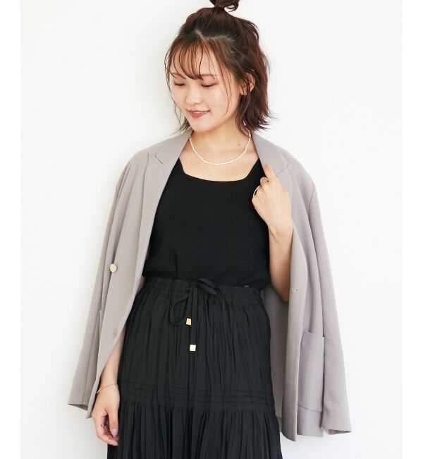  「2WAYニットタンク」|ニット・セーター|