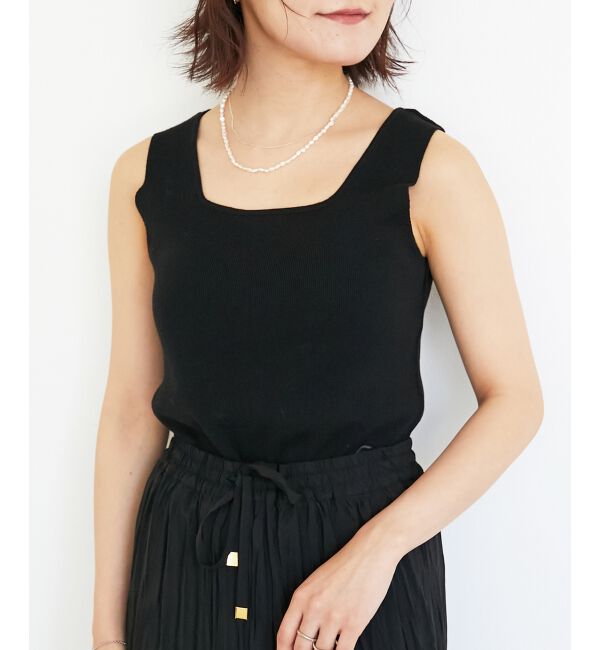  「2WAYニットタンク」|ニット・セーター|