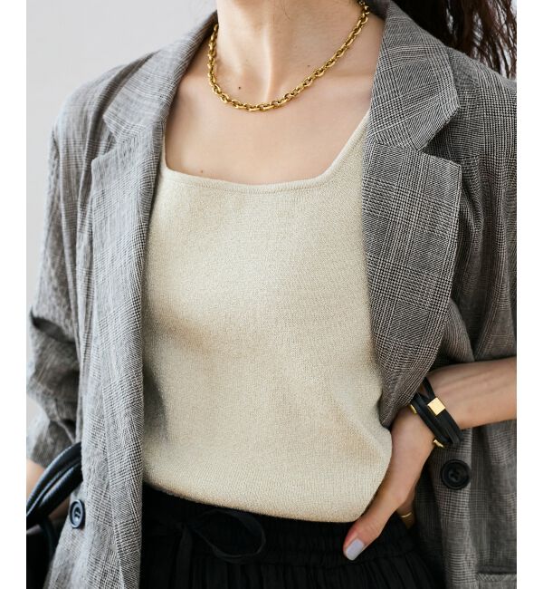  「2WAYニットタンク」|ニット・セーター|