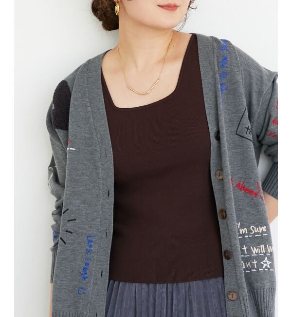  「2WAYニットタンク」|ニット・セーター|