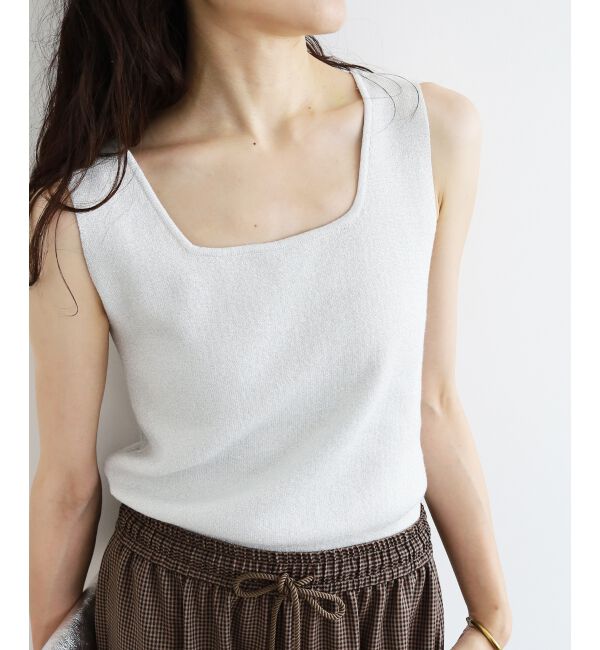  「2WAYニットタンク」|ニット・セーター|