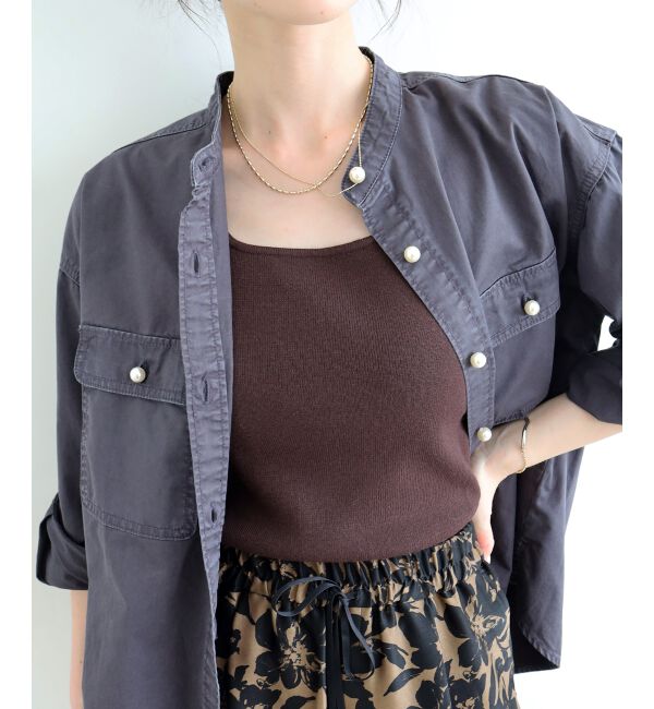  「2WAYニットタンク」|ニット・セーター|Ｄ／ブラウン