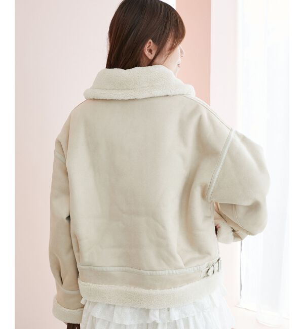  「オーバーサイズボアブルゾン」|ブルゾン・スタジャン|