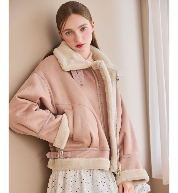  「オーバーサイズボアブルゾン」|ブルゾン・スタジャン|