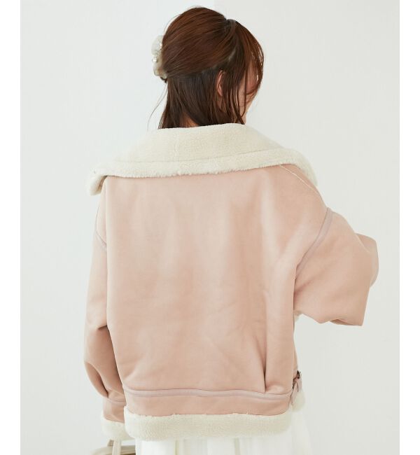  「オーバーサイズボアブルゾン」|ブルゾン・スタジャン|