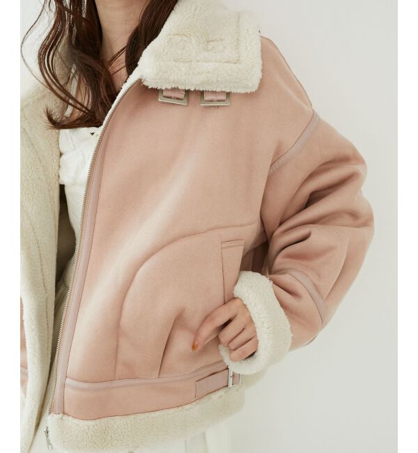  「オーバーサイズボアブルゾン」|ブルゾン・スタジャン|