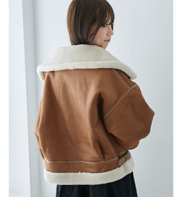  「オーバーサイズボアブルゾン」|ブルゾン・スタジャン|