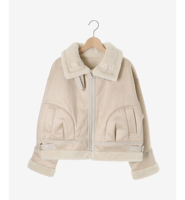  「オーバーサイズボアブルゾン」|ブルゾン・スタジャン|