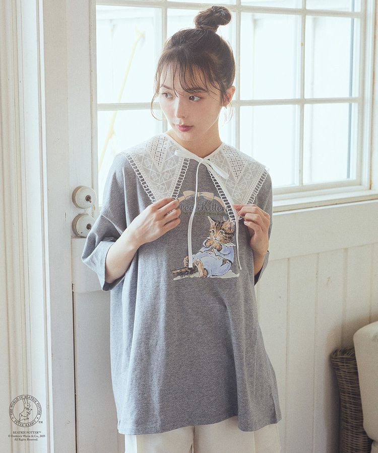 earth music&ecology「PeterRabbit(TM)/earth こねこのトムＴ」|Tシャツ・カットソー|