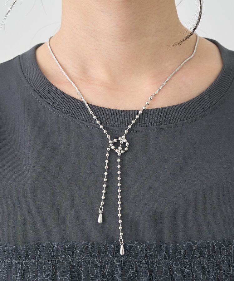 earth music&ecology「ルーズノットネックレス」|ネックレス|