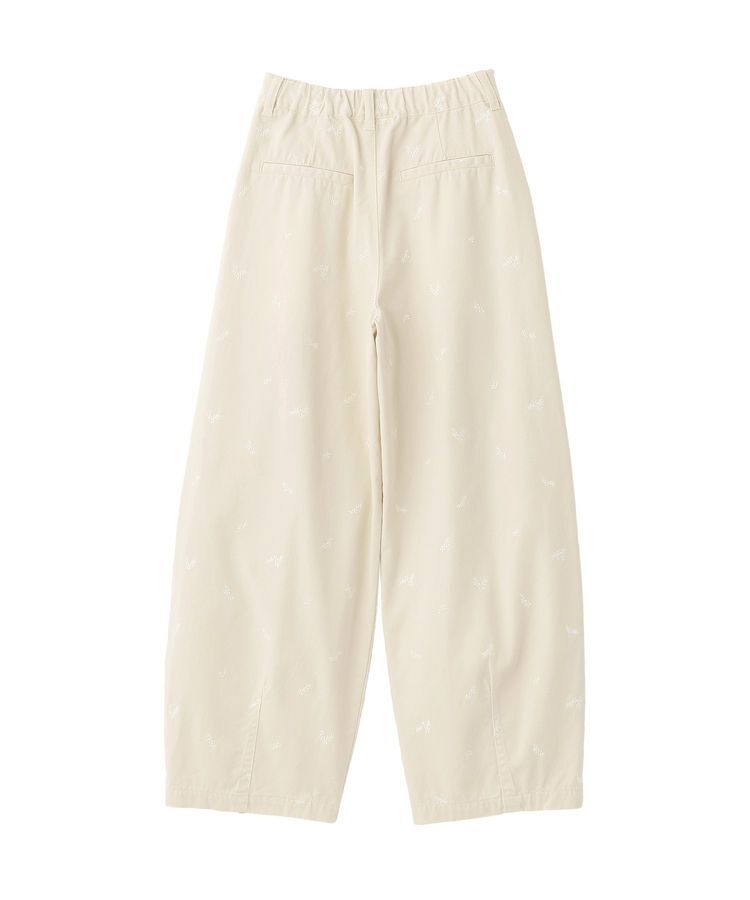 earth music&ecology「フラワー刺繍ツイルカーブパンツ」|その他|