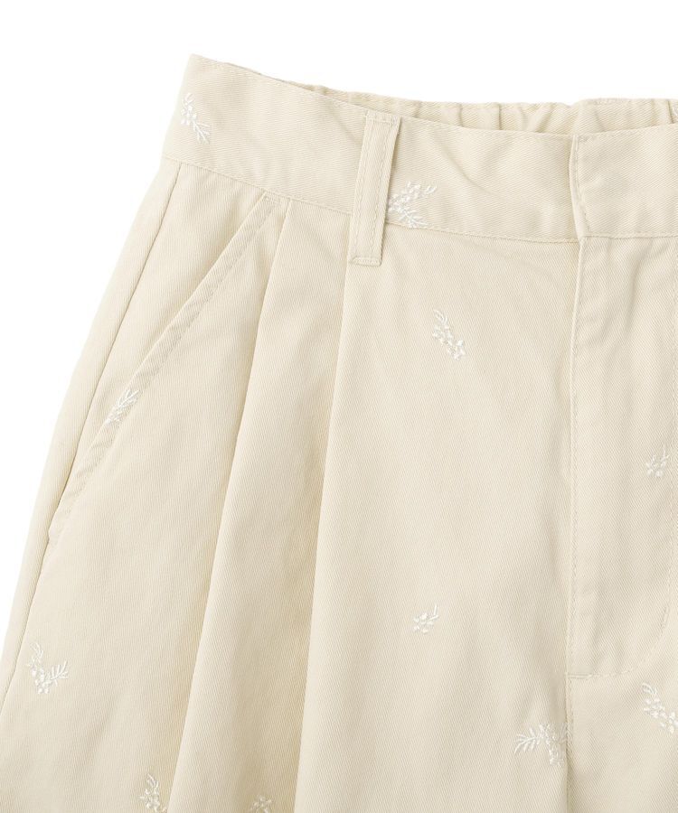 earth music&ecology「フラワー刺繍ツイルカーブパンツ」|その他|