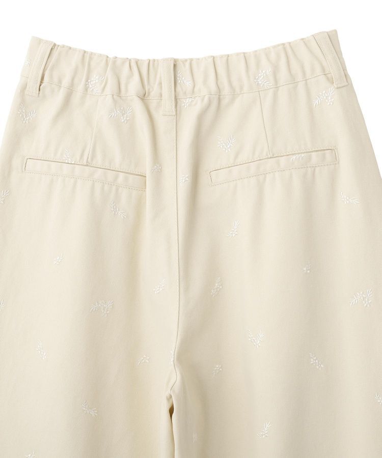 earth music&ecology「フラワー刺繍ツイルカーブパンツ」|その他|
