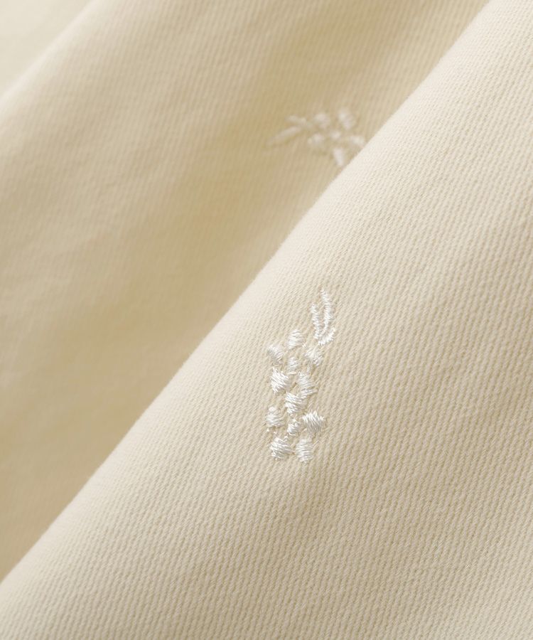 earth music&ecology「フラワー刺繍ツイルカーブパンツ」|その他|