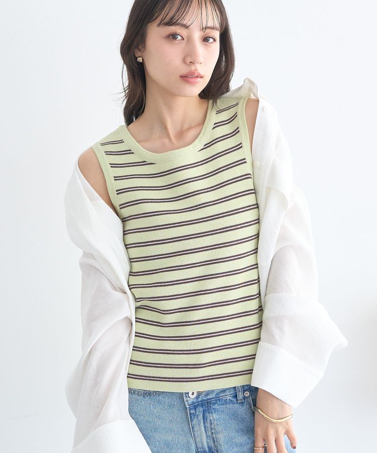 earth music&ecology「ニットタンクトップ」|インナー|