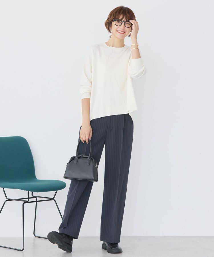 AMERICAN HOLIC「バイパチルーズニットプルオーバー＜静電気軽減＞」|ニット・セーター|