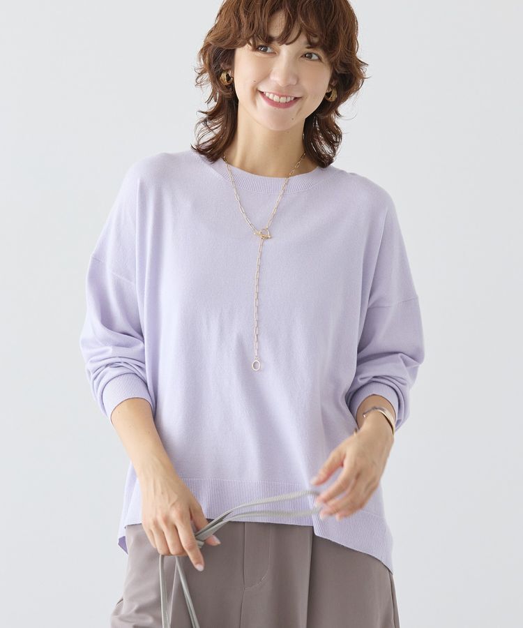 AMERICAN HOLIC「バイパチルーズニットプルオーバー＜静電気軽減＞」|ニット・セーター|