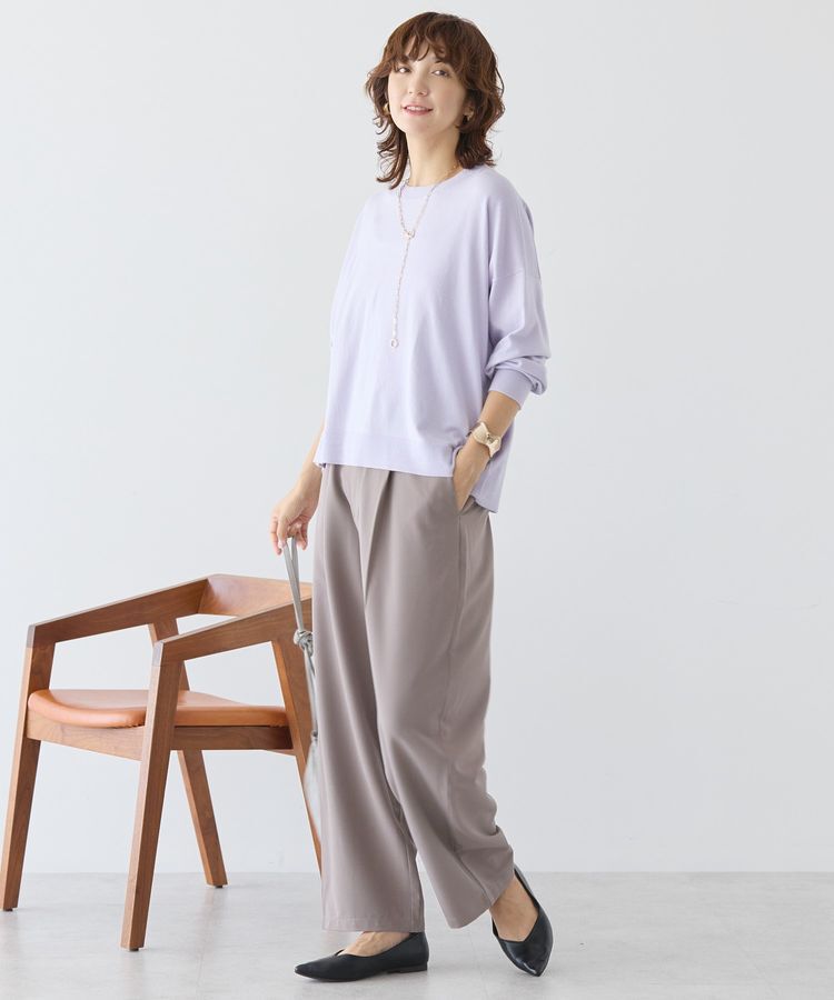 AMERICAN HOLIC「バイパチルーズニットプルオーバー＜静電気軽減＞」|ニット・セーター|