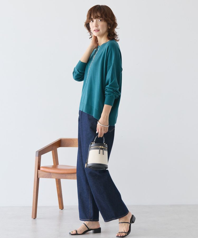 AMERICAN HOLIC「バイパチルーズニットプルオーバー＜静電気軽減＞」|ニット・セーター|