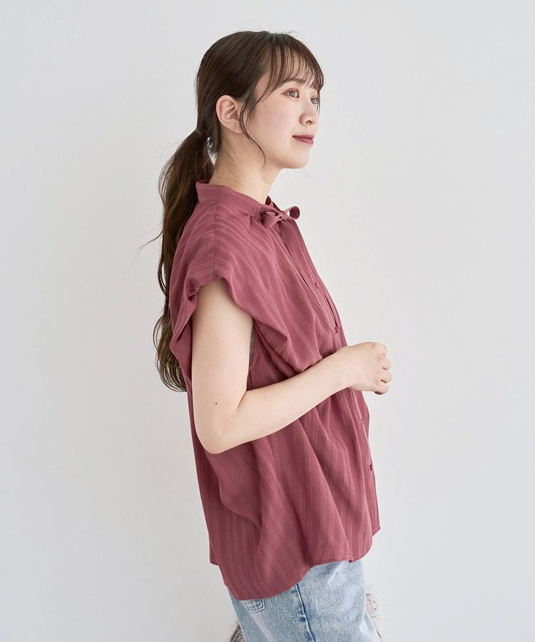 Green Parks「・ELENCARE DUE ボウタイフレンチブラウス」|シャツ・ブラウス|