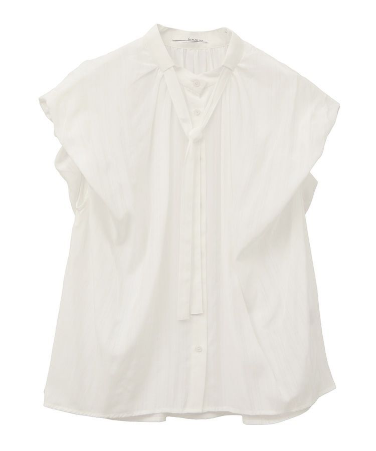 Green Parks「・ELENCARE DUE ボウタイフレンチブラウス」|シャツ・ブラウス|