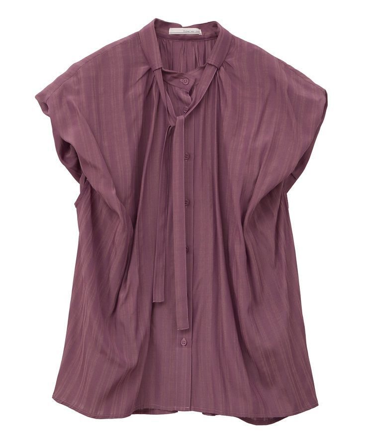 Green Parks「・ELENCARE DUE ボウタイフレンチブラウス」|シャツ・ブラウス|