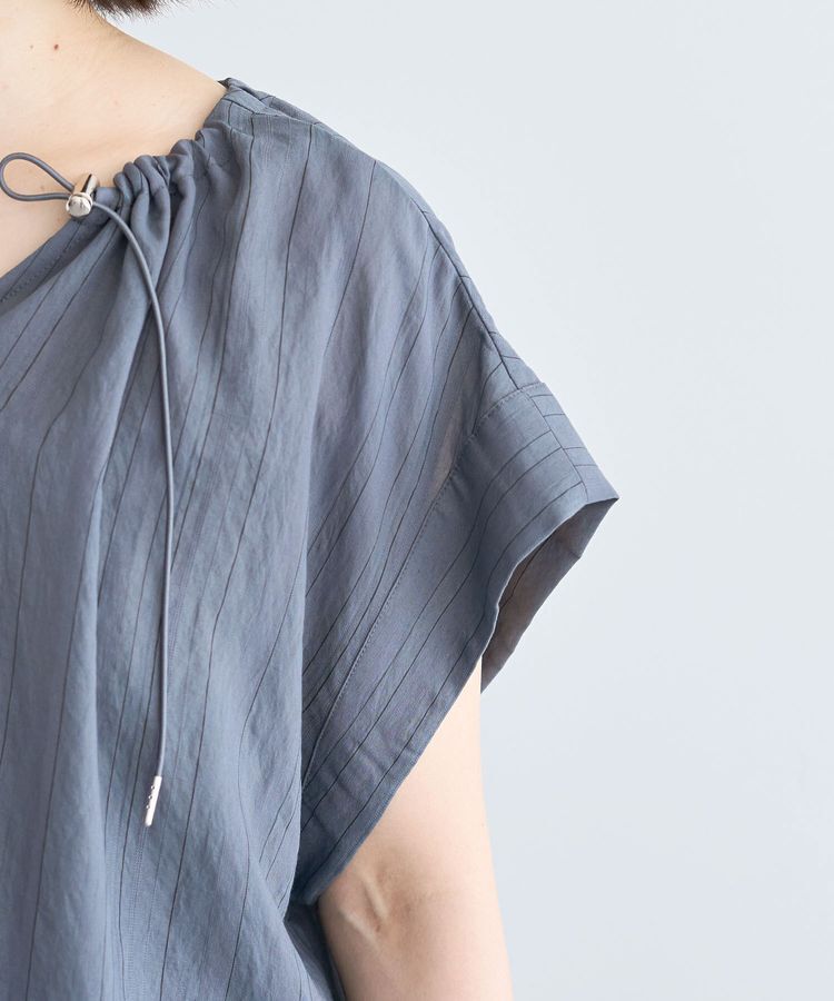 Green Parks「ドロストネックフレンチスリーブブラウス」|シャツ・ブラウス|