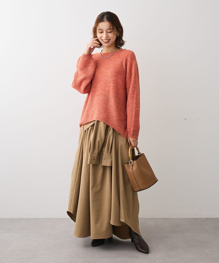 Green Parks「シアーゆったりニットプルオーバー」|ニット・セーター|