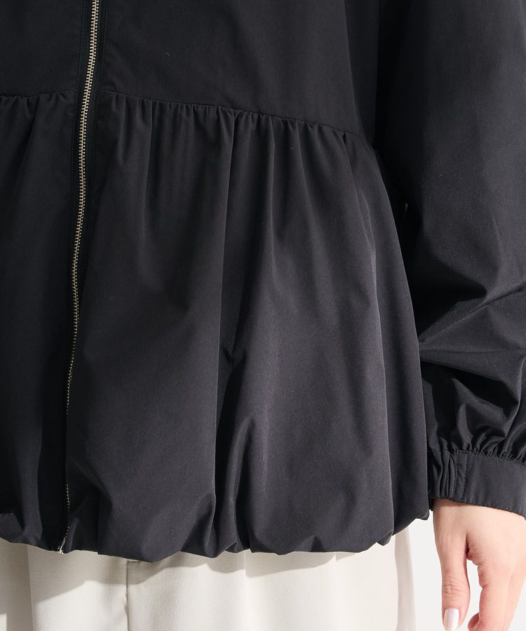 Green Parks「ノーカラーペプラムブルゾン」|ブルゾン・スタジャン|