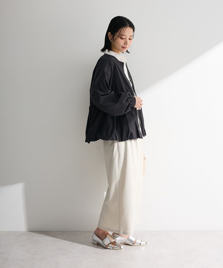 Green Parks「ノーカラーペプラムブルゾン」|ブルゾン・スタジャン|