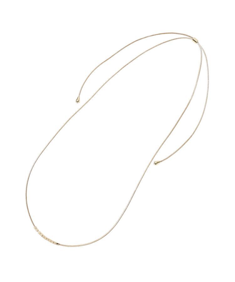 Green Parks「メタルポイントスライドコードネックレス」|ネックレス|