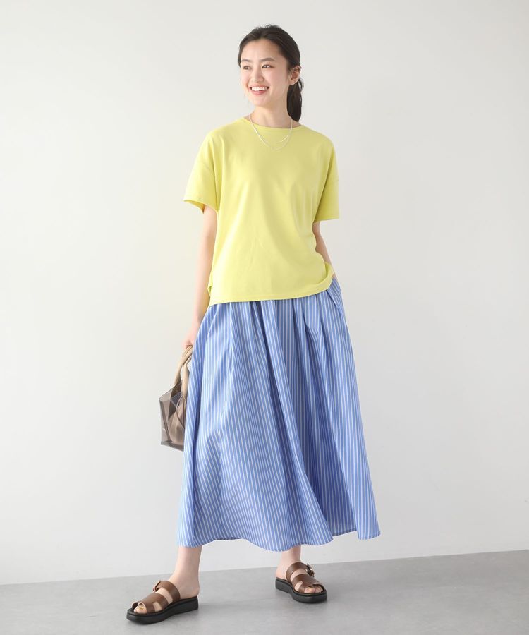 Green Parks「超冷感コクーンカットプルオーバー」|Tシャツ・カットソー|