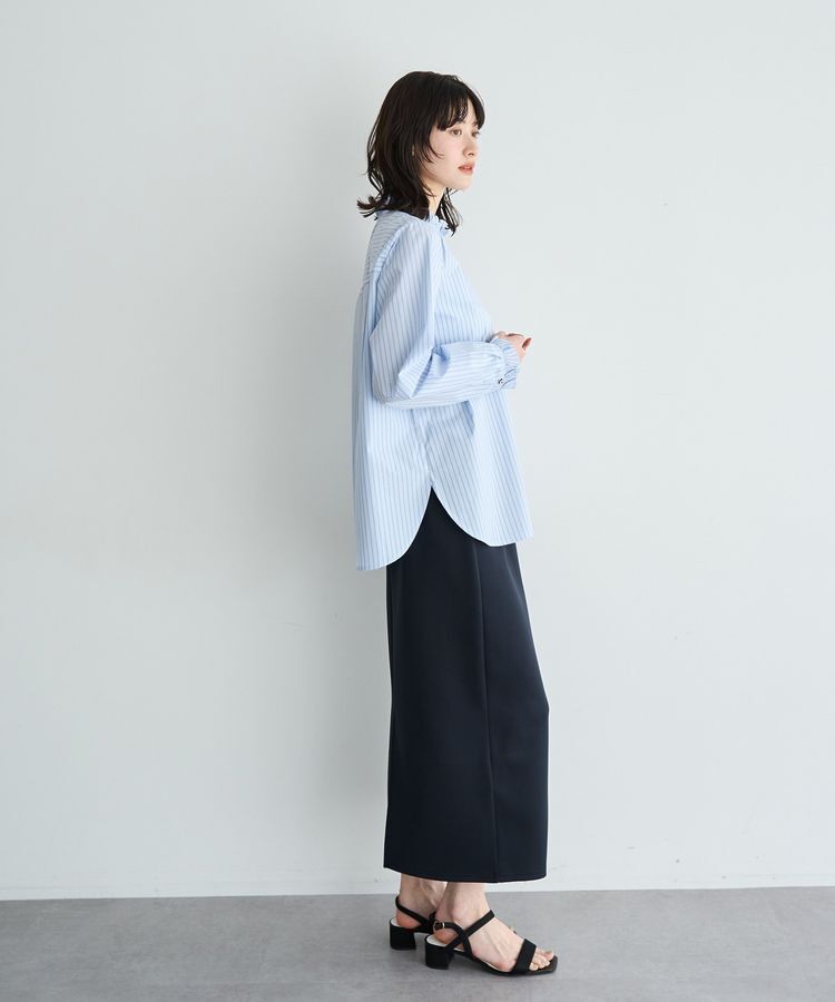 YECCA VECCA「イージーケアフリルカラーシャツ」|シャツ・ブラウス|