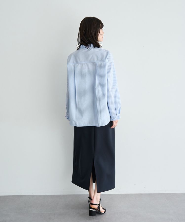 YECCA VECCA「イージーケアフリルカラーシャツ」|シャツ・ブラウス|