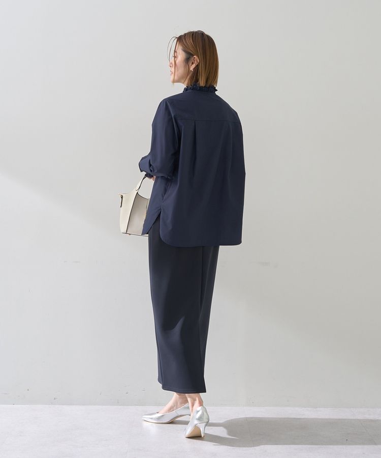 YECCA VECCA「イージーケアフリルカラーシャツ」|シャツ・ブラウス|