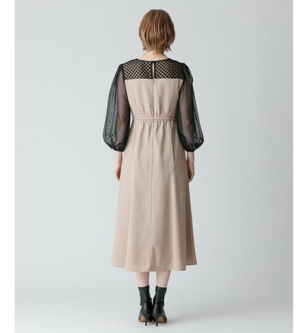 allureville「シアーコンビネーションワンピース」|ワンピース|