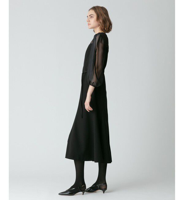 allureville「シアーコンビネーションワンピース」|ワンピース|