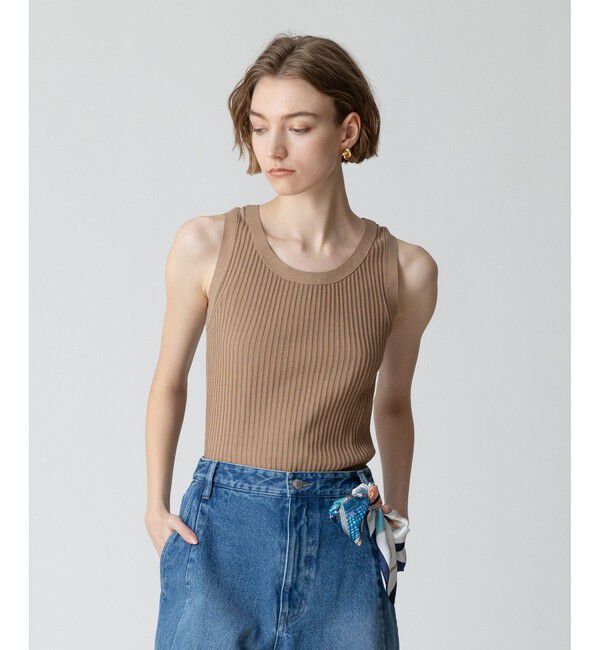 allureville「2WAY RIB TANK」|ニット・セーター|