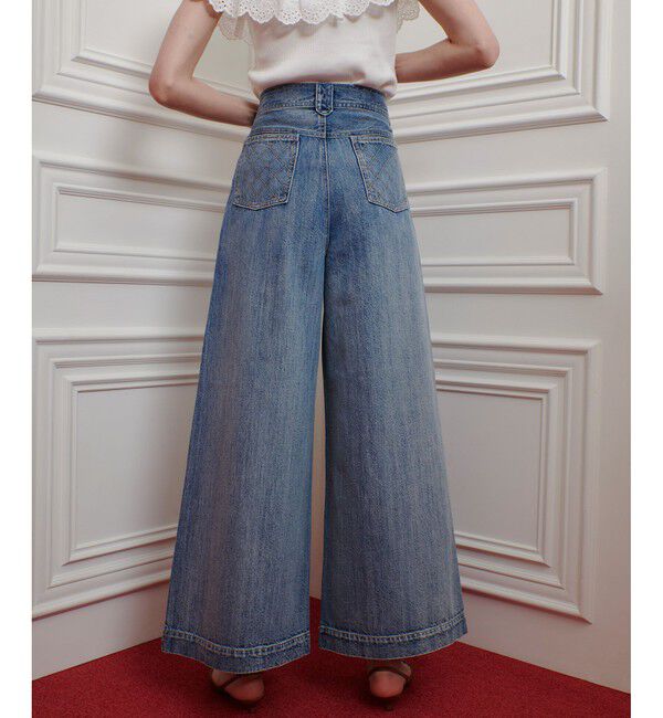 LOULOU WILLOUGHBY「◇【LOULOU WILLOUGHBY】デニムバギーパンツ」|デニム|
