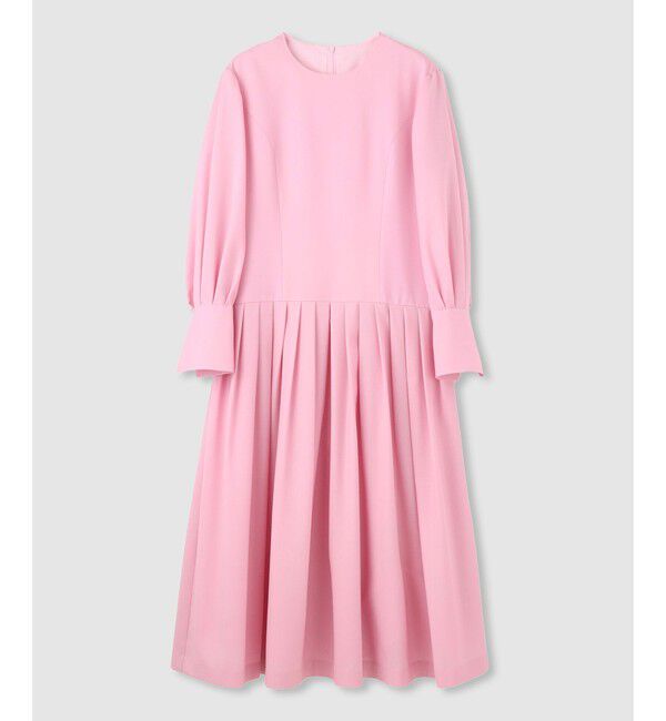 LOULOU WILLOUGHBY「【LOULOU WILLOUGHBY】ウールトロローウエストワンピース」|ワンピース|ピンク