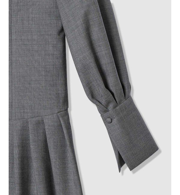 LOULOU WILLOUGHBY「【LOULOU WILLOUGHBY】ウールトロローウエストワンピース」|ワンピース|