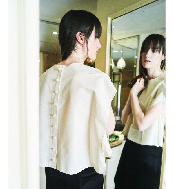 allureville「バックパールブラウス」|シャツ・ブラウス|
