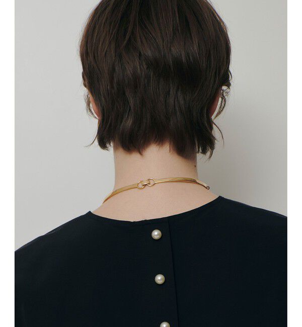 allureville「バックパールブラウス」|シャツ・ブラウス|