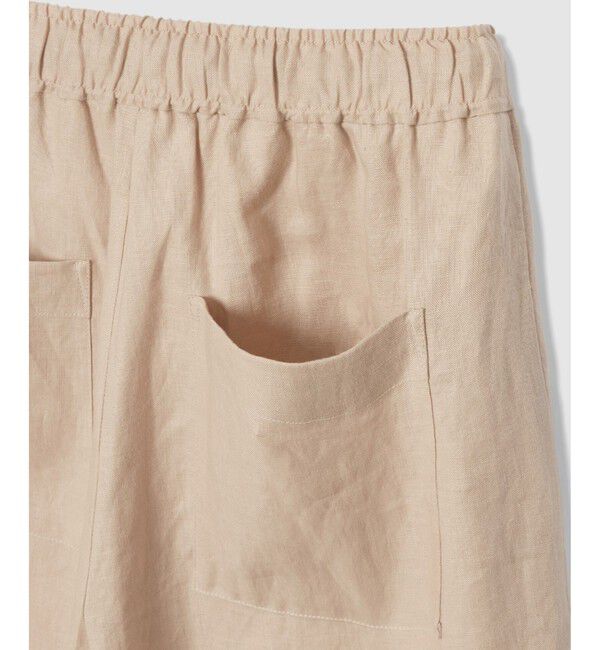 allureville「【ATELIER Line】リネンイージータックパンツ」|チノ|