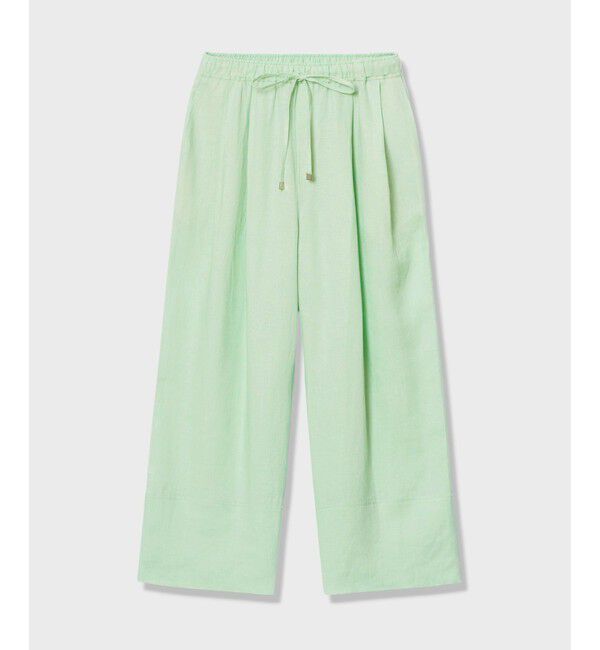 allureville「【ATELIER Line】リネンイージータックパンツ」|チノ|