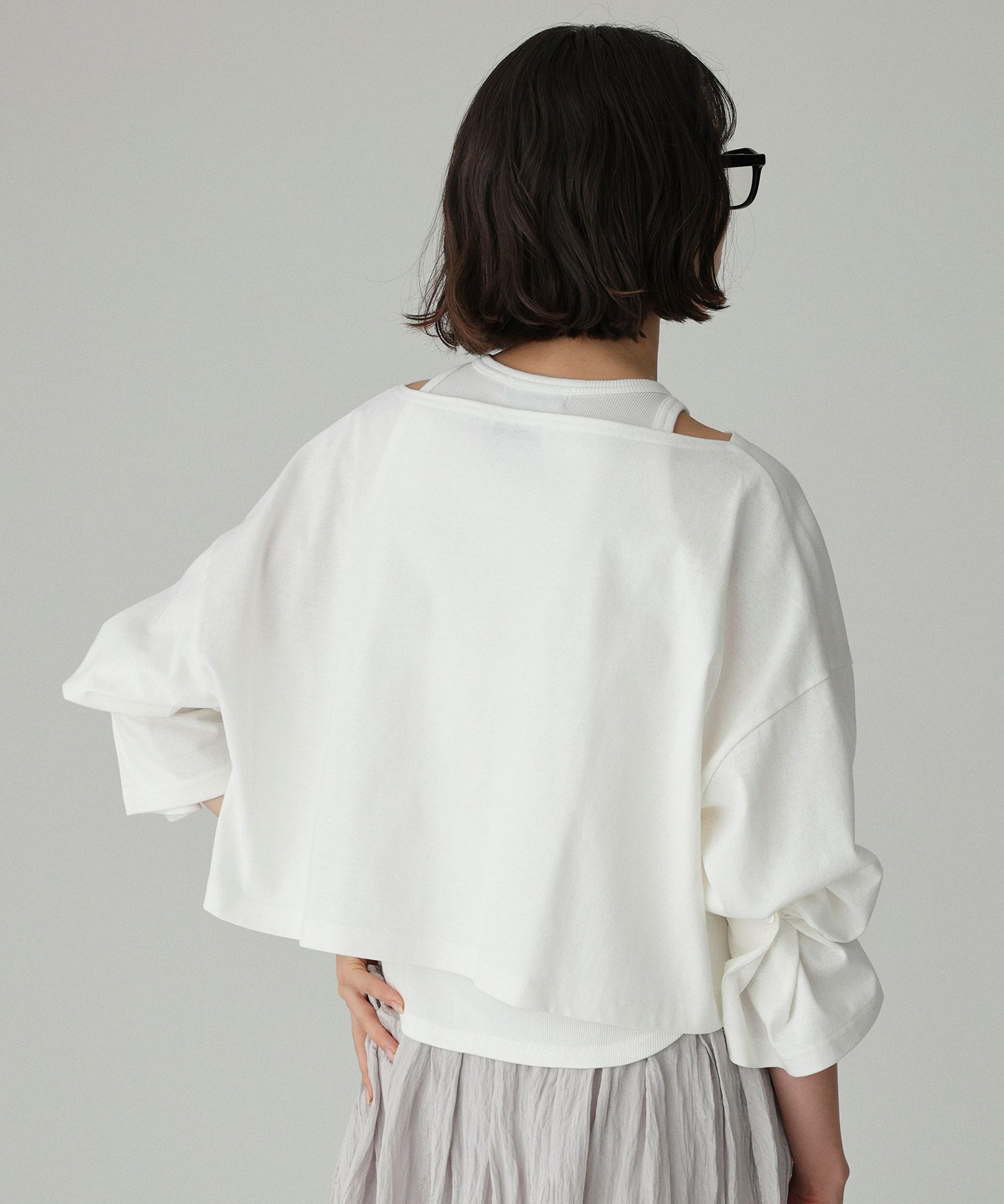 BABYLONE「ワイドショートT&times;タンクSET」|Tシャツ・カットソー|