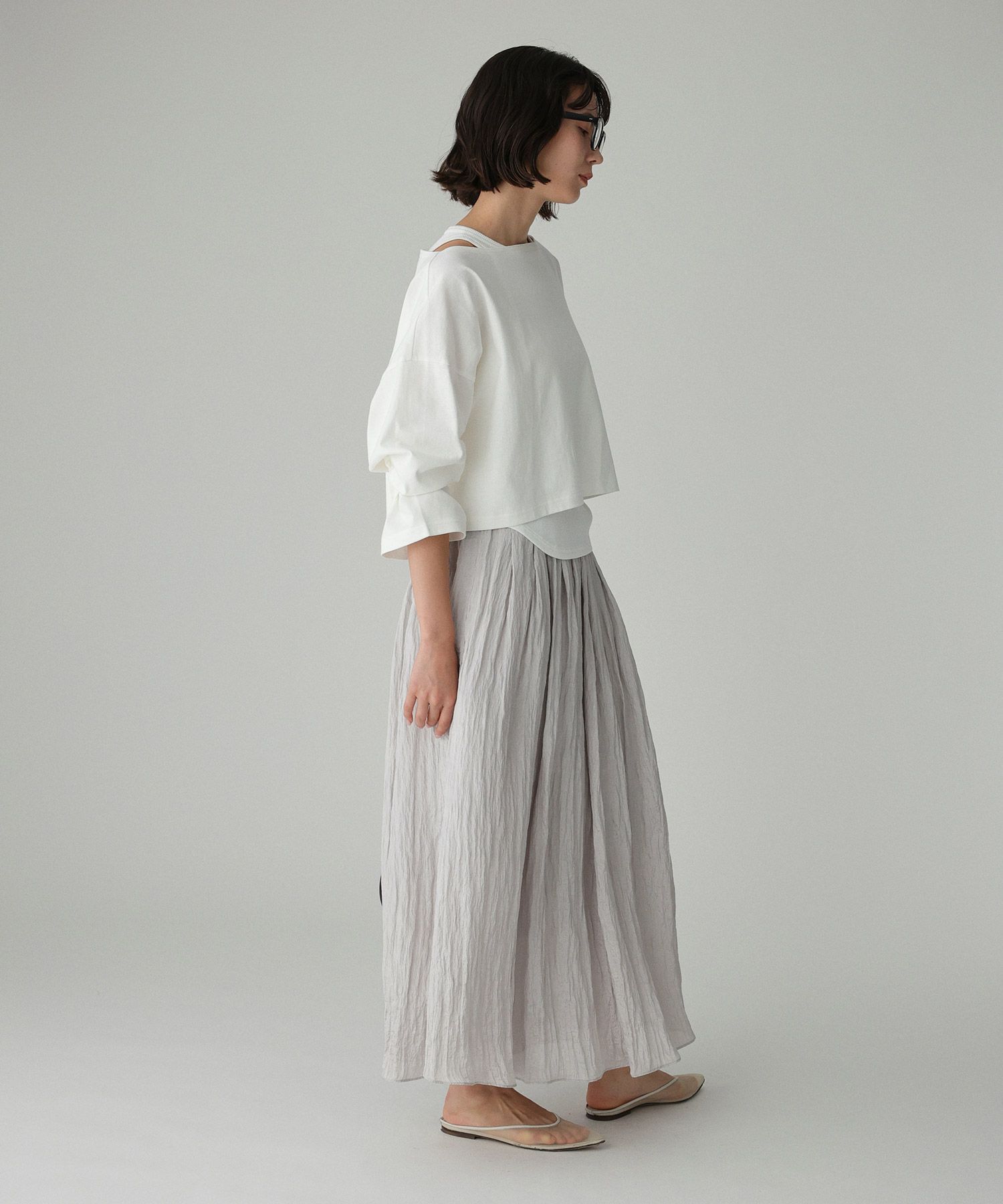 BABYLONE「ワイドショートT&times;タンクSET」|Tシャツ・カットソー|