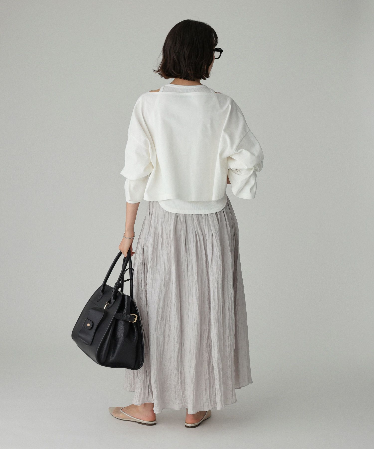 BABYLONE「ワイドショートT&times;タンクSET」|Tシャツ・カットソー|