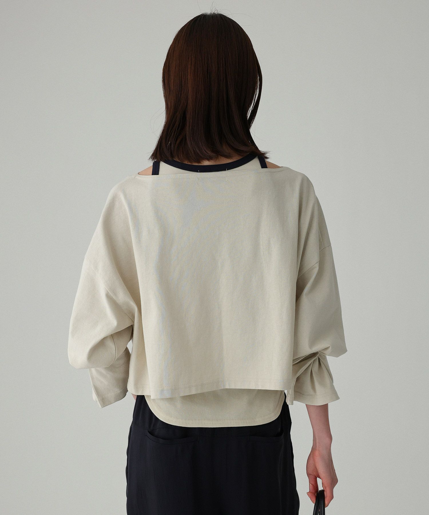 BABYLONE「ワイドショートT&times;タンクSET」|Tシャツ・カットソー|